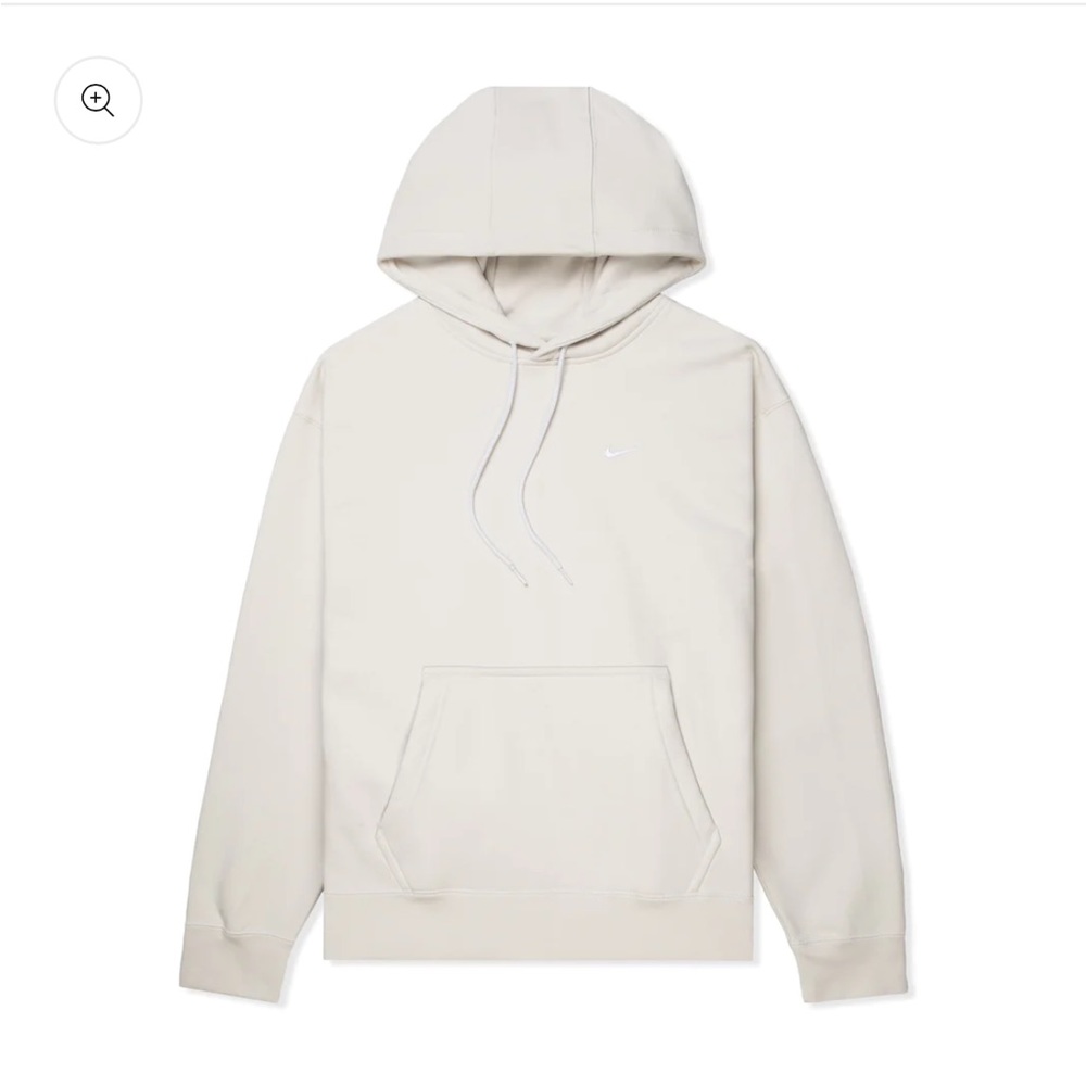 Nike Solo Swoosh Hoodie Phantom White Size 4XL